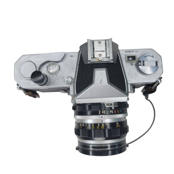 Vintage Nikkormat FTN 35mm SLR Film Camera With NIKKOR-H Auto 1:2 f=50mm Lens - Picture 5 of 14